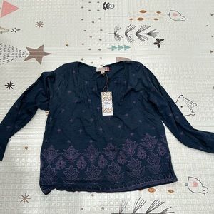 Boho chic blouse sz 9-10